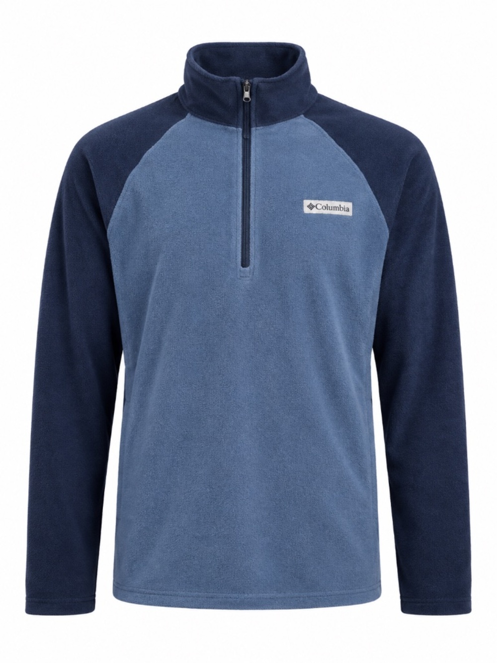 Columbia Men's Blue Life Pointe Half Zip Fleece Pullover LS Sweatshirt Large L
